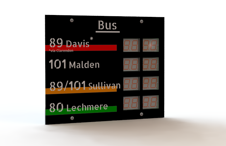 Bus Sign Progress 2