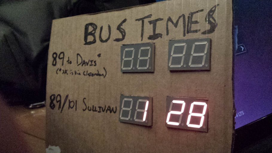 Bus Sign Progress