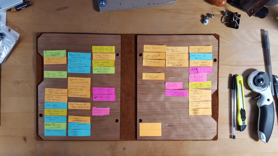 How to use a personal SCRUM board