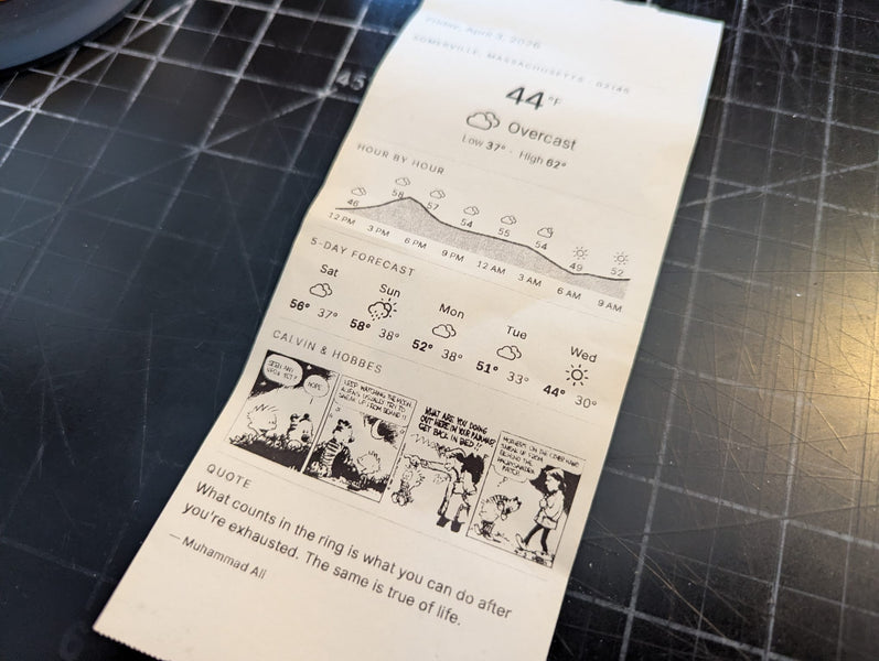 The AwkEng and the Receipt Printer v2 (and the AI Gets Tired)