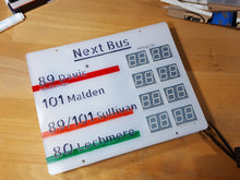Model AWK-108 Bus Sign