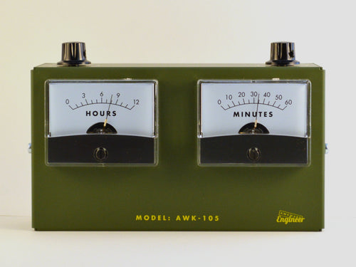 Model AWK-105 Analog Voltmeter Clock