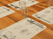 Engineering Blueprint Placemat Set